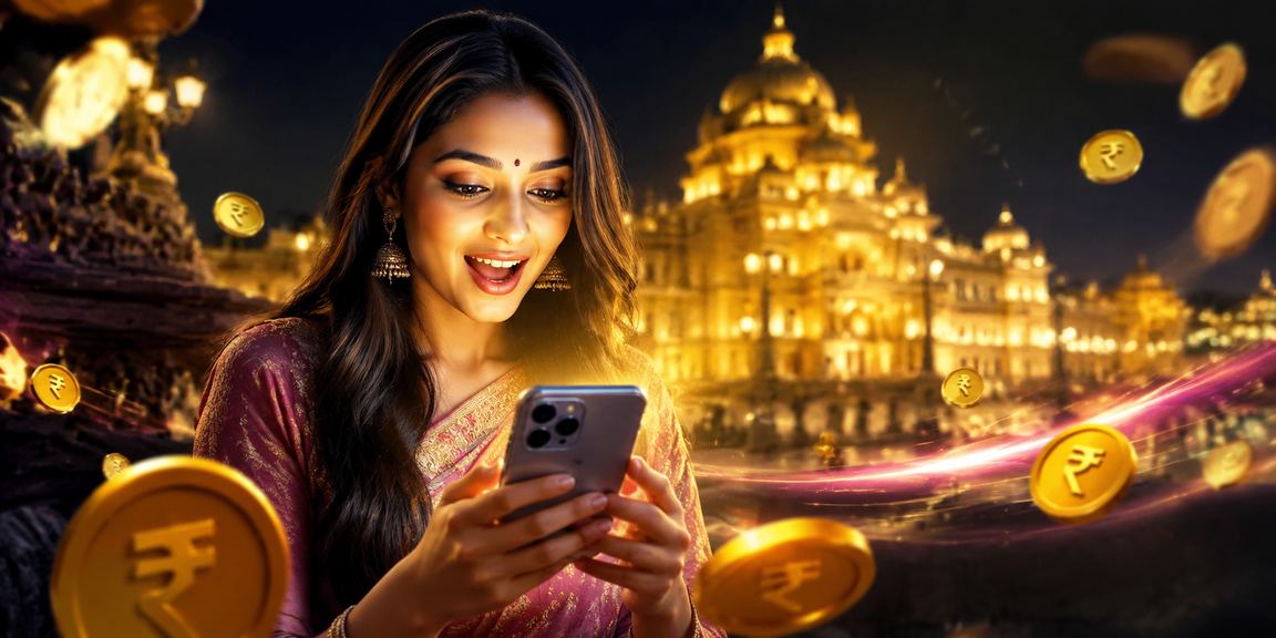 Historic Lucknow streets with mobile casino play